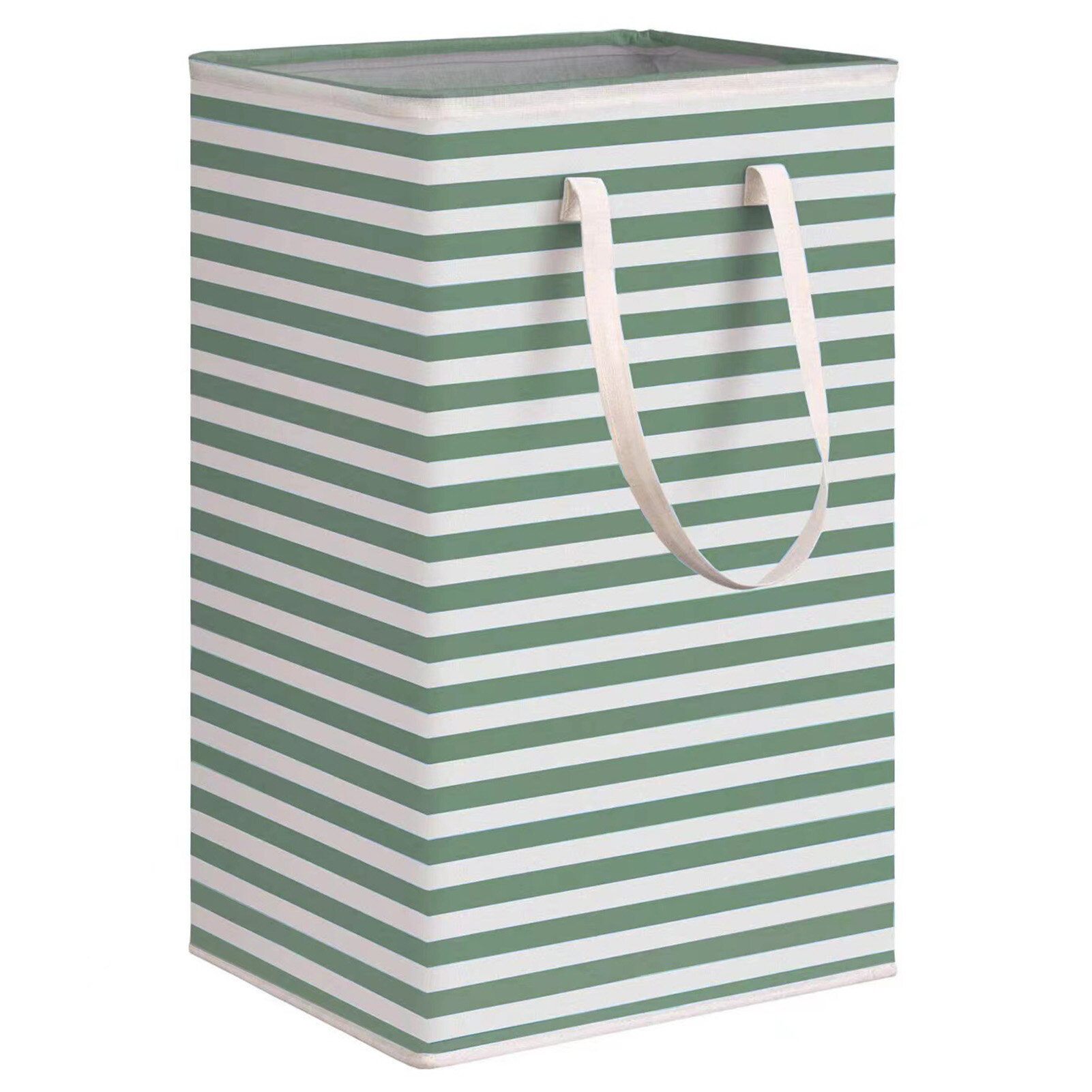 Корзины для белья Складные полиэтиленовые водонепроницаемые покрытия Емкость 75 л Практичная ручка Легкая портативная корзина для хранения корзин Зеленая