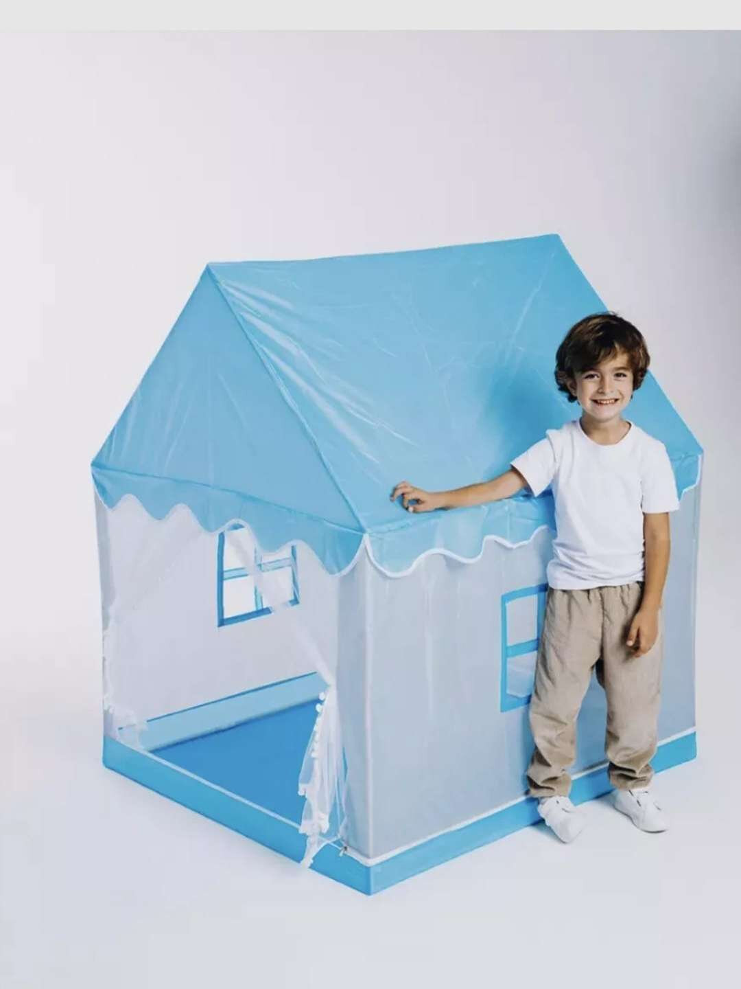 Детская игровая палатка, домик для детей и игрушек, для дома и улицы шатёр, подарок детям — фото 1