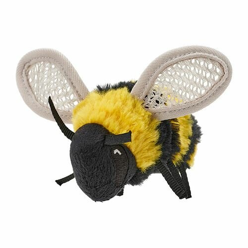 Мягкая игрушка мини-шмель икеа SKOGSDUVA, черный желтый, 8 см