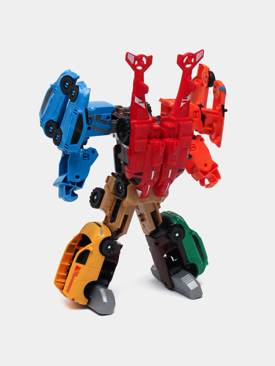 Трансформер 8 в 1 робот, робот, детские машинки, 8 машинок для мальчиков — фото 1