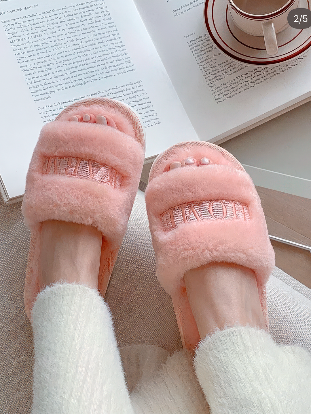 Тапочки, размер 40-41, pink — фото 1