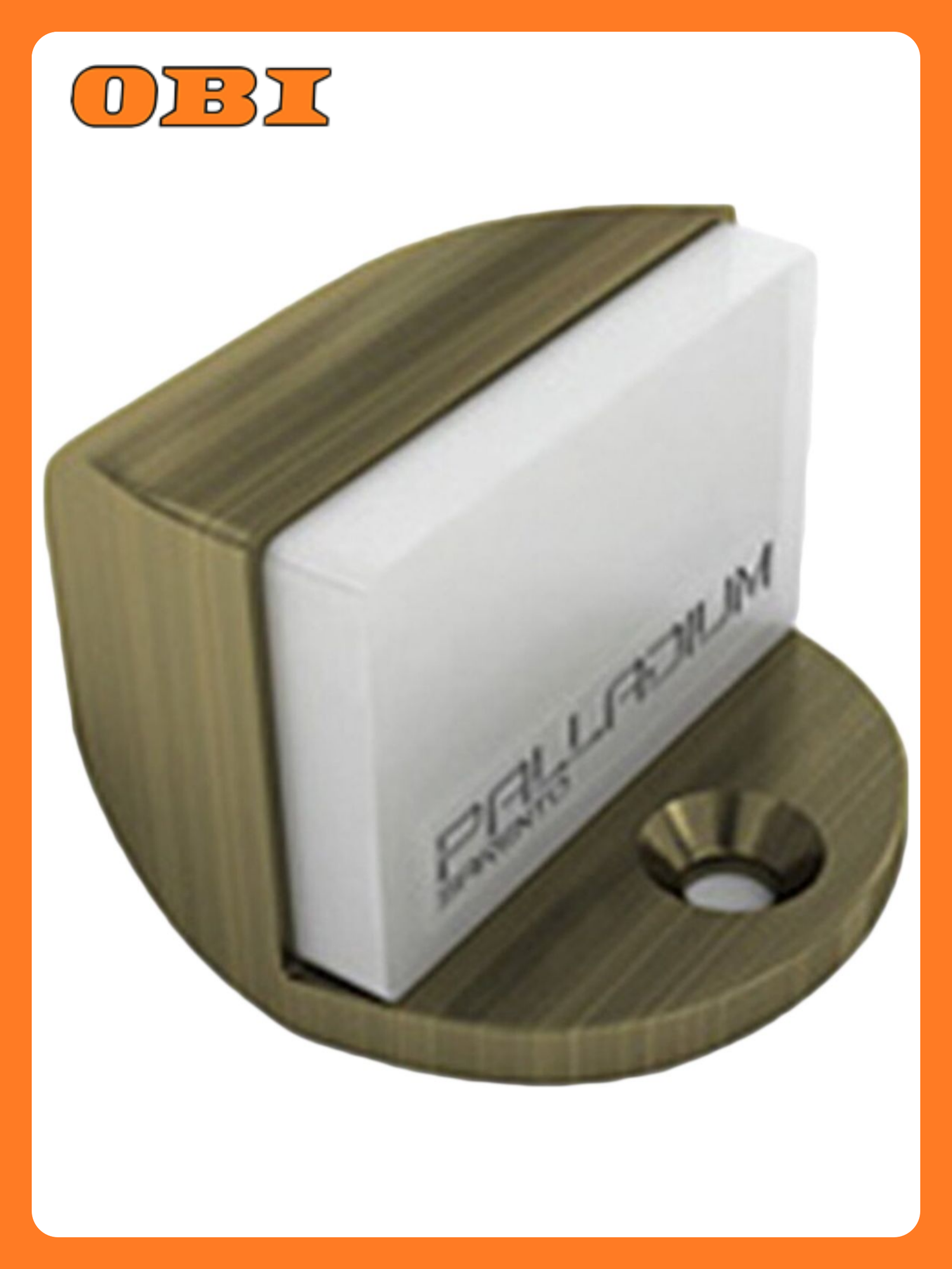 Дверной стопор PALLADIUM Palladium 01 AB напольный бронзовый ЦАМ ширина 33 см