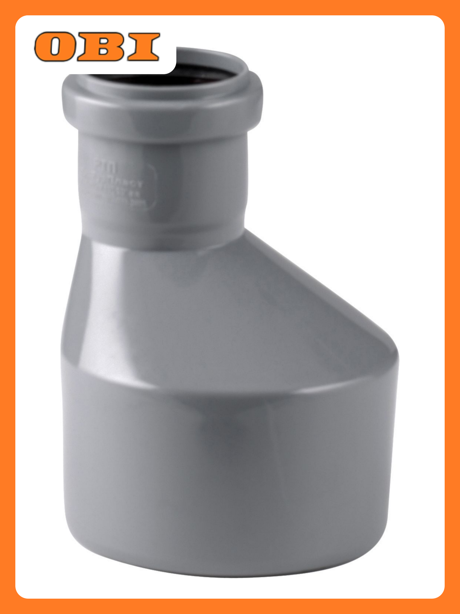 Редукция Политрон ВК ПП 110 50  раструбная  серая  полипропилен  1 шт