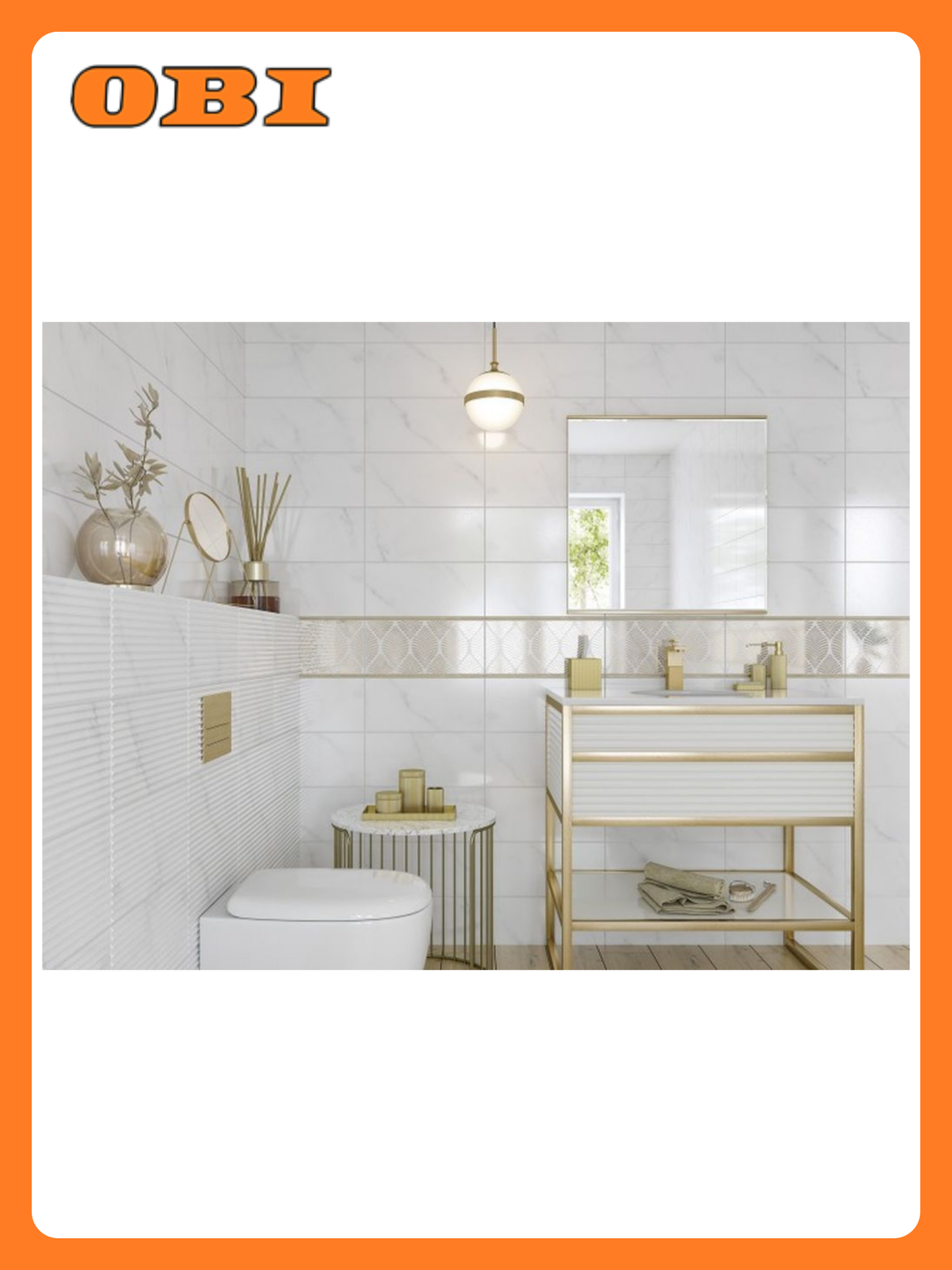 Керамическая плитка Cersanit Omnia рельефная белая 20x44 см