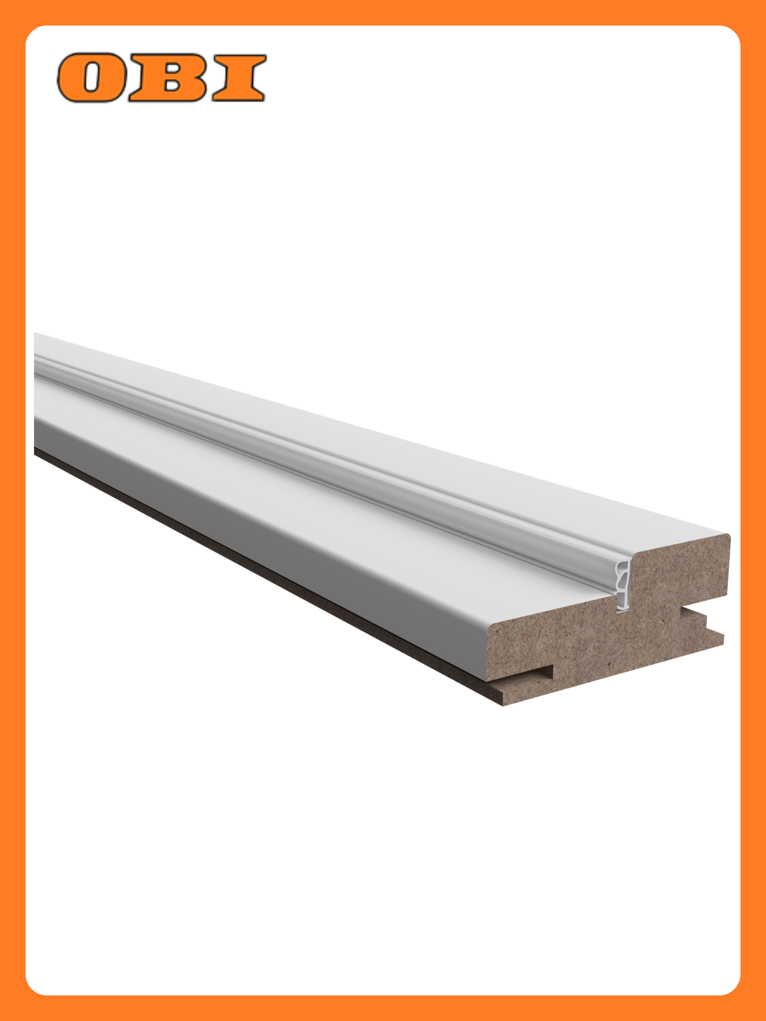 Дверная коробка Честер Порта телескопическая Белаяэмаль 80х32х2100мм 25 шт