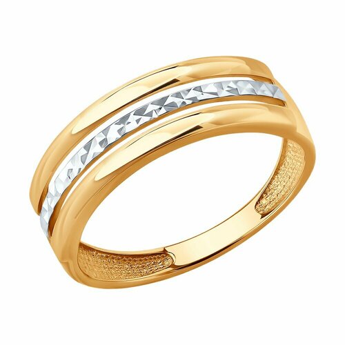 фото Кольцо diamant, красное золото, 585 проба, размер 19
