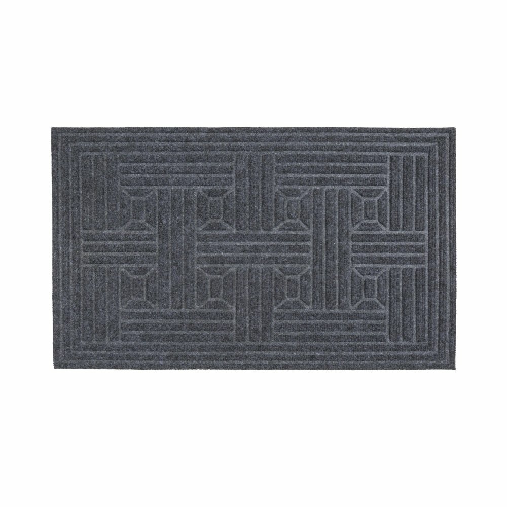 Придверный коврик SunStep Полипропиленовый, серый, 0.6 х 0.4 м - фотография № 5