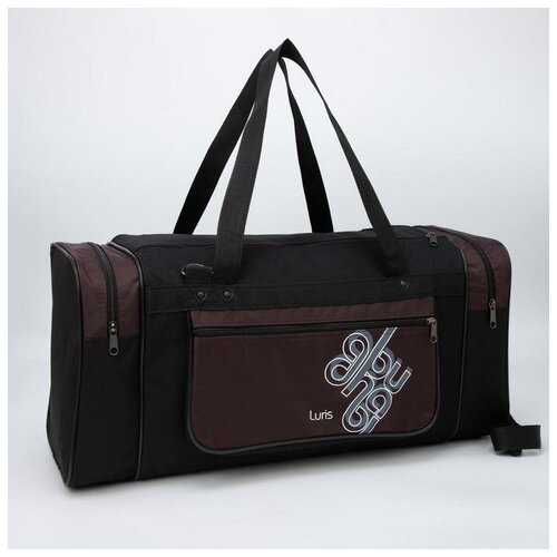 фото Сумка дорожная, отдел на молнии, 3 наружных кармана, цвет коричневый mikimarket