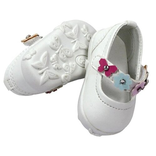 фото Обувь,туфли белые с цветочным ремешком, 42-50 см gotz