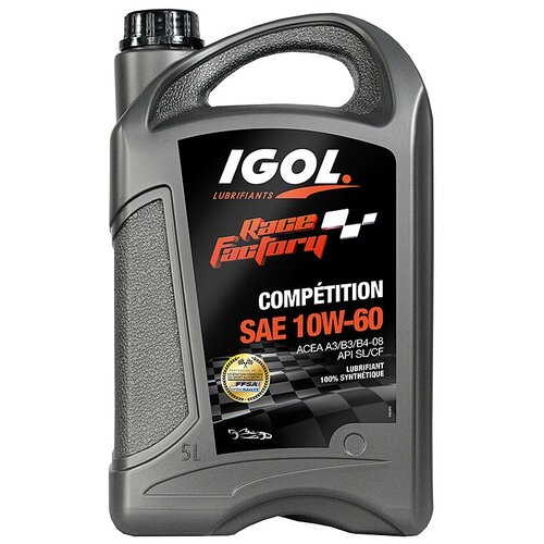 Моторное масло IGOL RACE FACTORY COMPETITION 10W-60 (5L)