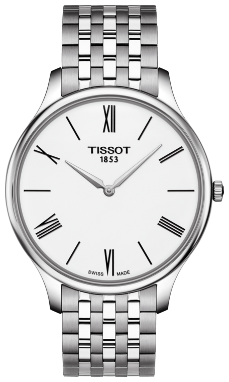 Наручные часы TISSOT T-Classic, белый, серебряный