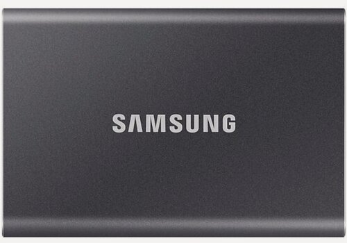 Изображение товара Внешний SSD диск Samsung 1.8" T7 1.0 Tb USB 3.2 Type-C Titanium MU-PC1T0T/WW