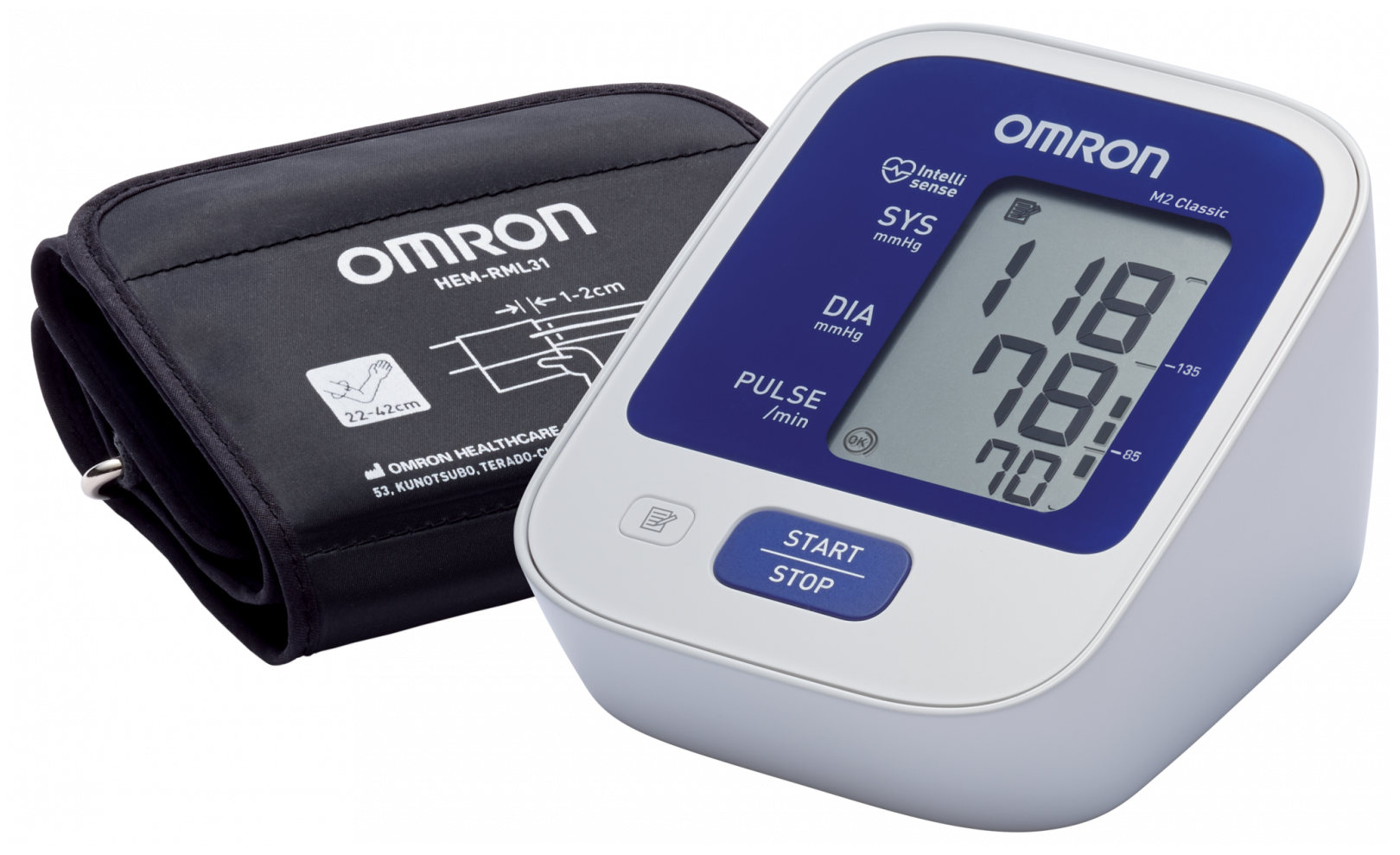 Тонометр Omron M2 Classic HEM 7122-LRU