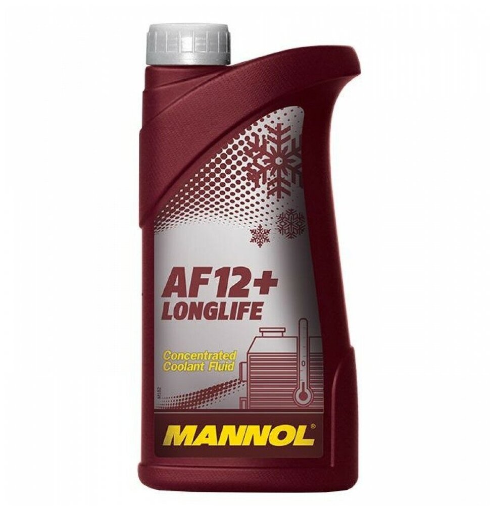 Антифриз Mannol 4112 AF12+ Longlife, 1л, 2032
