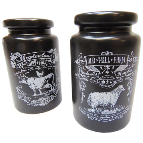 фото Millimi ранчо, набор для соли и перца, 5х8см, керамика