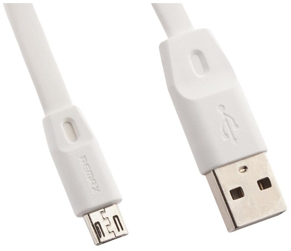 USB кабель REMAX Full Speed Series 1M Cable RC-001m Micro USB (белый)
