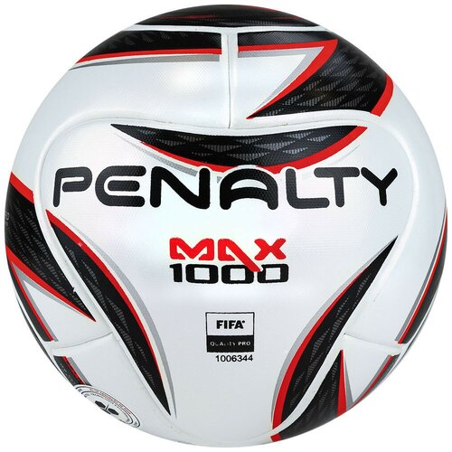 фото Мяч футзальный penalty futsal max 1000 xxii, арт. 5416271160-u, размер 4, pu, fifa pro, термосшивка, белый-красный-черный