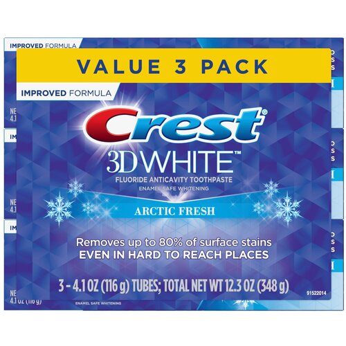 фото Crest 3d white arctic fresh whitening – набор из 3 зубных паст