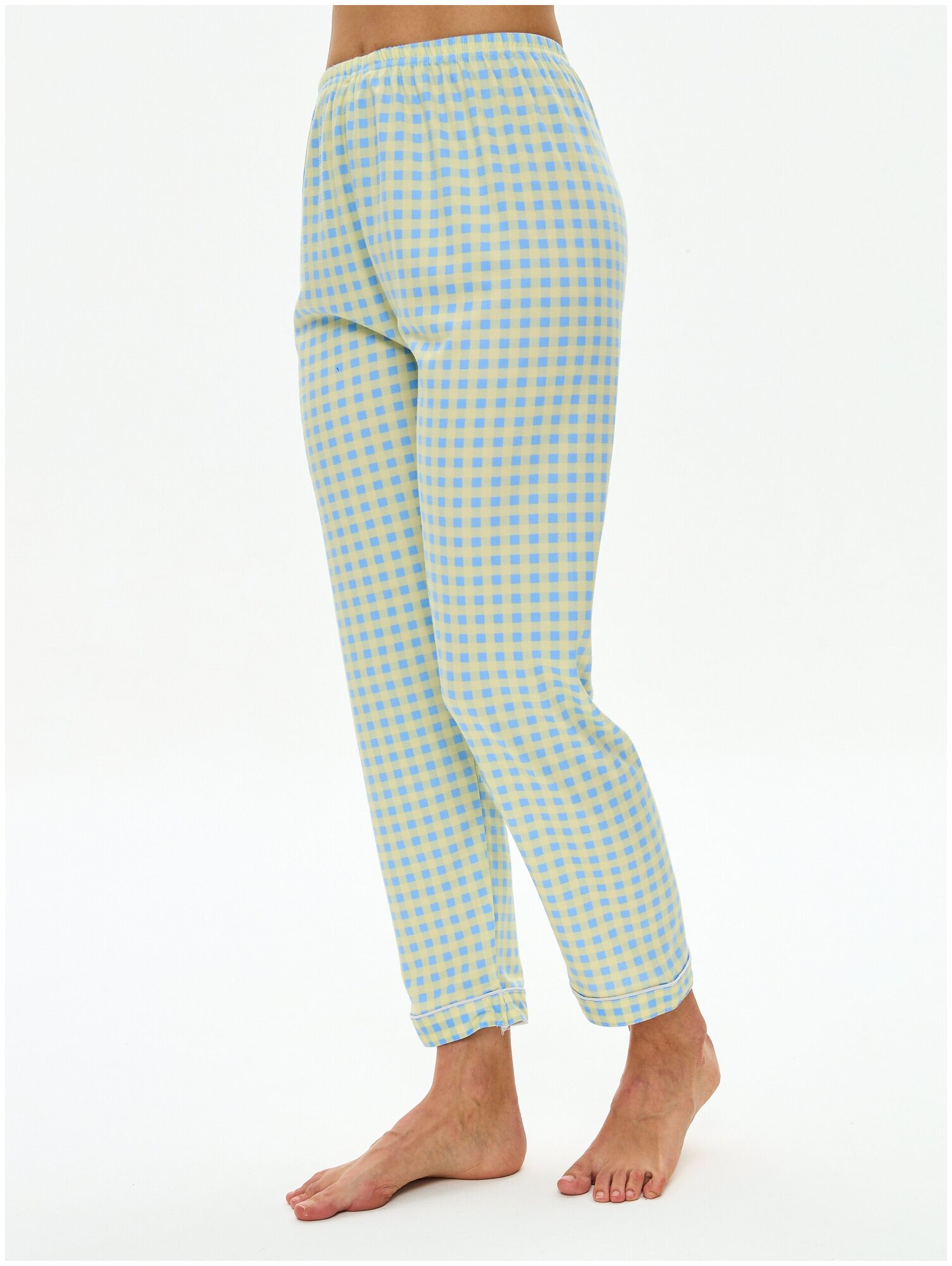 Пижама женская с брюками хлопок , домашняя одежда женская. 42/M размер - фотография № 16