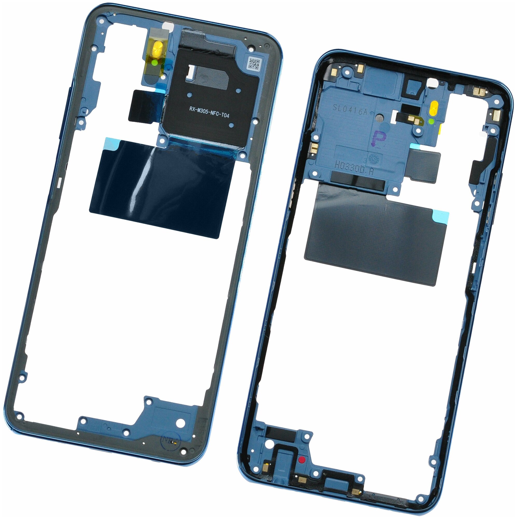 Задняя (промежуточная) часть корпуса для Xiaomi Redmi Note 10s (M2101K7BG) (цвет: Blue)