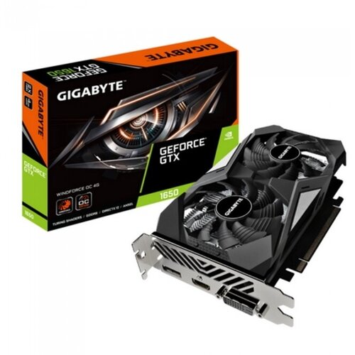 Видеокарта GIGABYTE GeForce GTX 1650 D6 WINDFORCE OC (GV-N1656WF2OC-4GD)