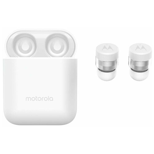 фото Беспроводные наушники motorola vervebuds 110, white