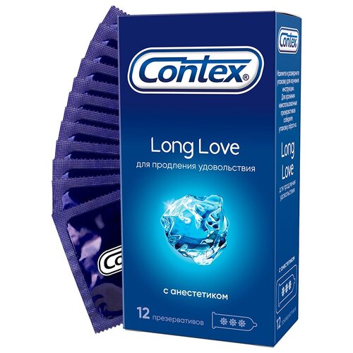 Презервативы Contex Long Love, 12 шт. презервативы с продлевающим эффектом contex long love 12 шт