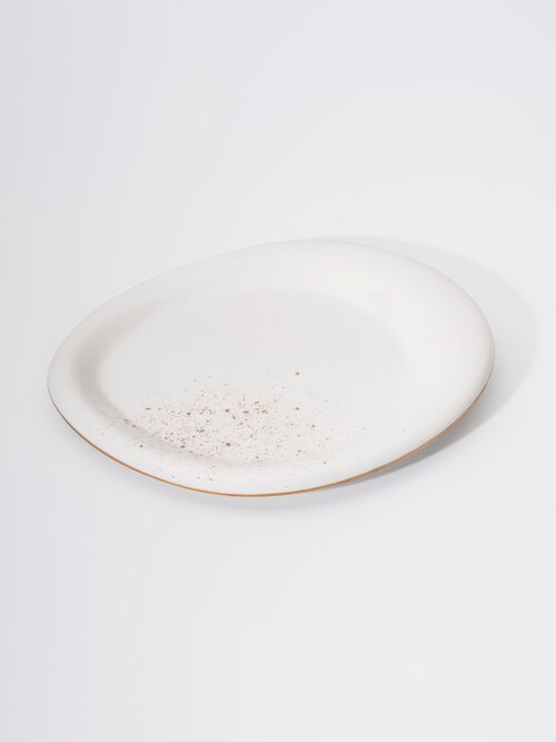 Тарелка фарфоровая десертная Stellare, 22.7х20х2.7 см