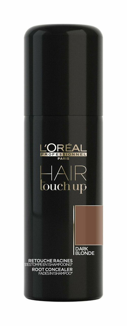 LOREAL PROFESSIONNEL Hair Touch Up Спрей тонирующий для окрашенных волос, 75 мл, темный блонд