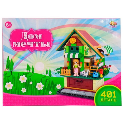 Конструктор ABtoys Кид Блок PT-00756 Дом мечты, 401 дет.