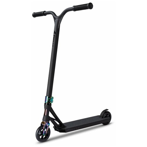 самокат chilli pro scooter base black blue Детский трюковой самокат Chilli Pro Beast V2 , black neochrome