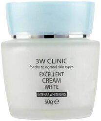 3W Clinic Excellent Cream White Крем для лица, 50 г