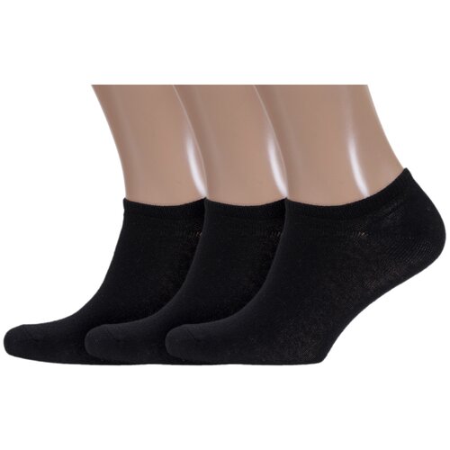 Носки Vasilina, 3 пары, размер 27-29, черный носки vasilina 3 пары размер 27 29 черный