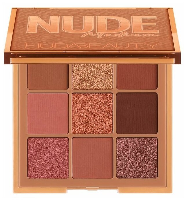 Палетка теней Huda Beauty - Medium Nude Obsessions