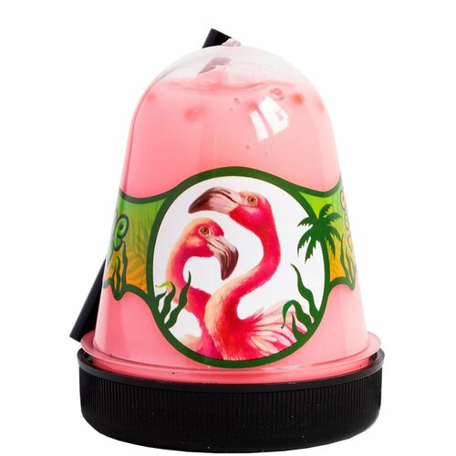 Slime Jungle с розовым фишболом (Фламинго) 130 г комплект 10 шт слайм лизун slime jungle фломинго с розовым фишболом 130 г волшебный мир s300 29