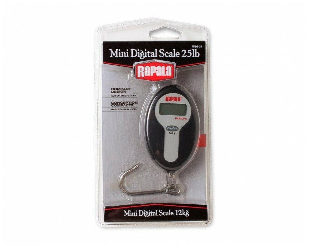 Rapala, Весы электронные Mini Digital Scale, 12кг, арт. RMDS-25