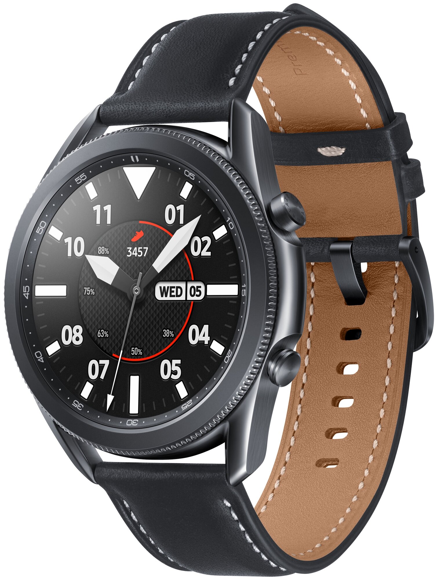 Смарт-часы SAMSUNG Galaxy Watch 3 45мм, 1.4", черный / черный [sm-r840nzkacis] - фото №3