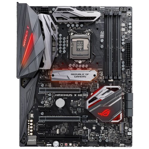 фото Материнская плата asus rog maximus x hero