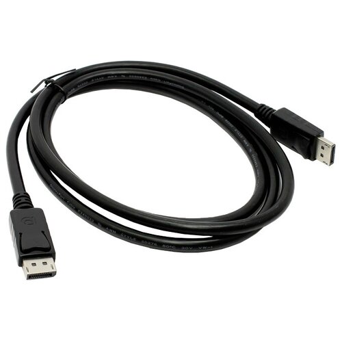 Кабель Aopen DisplayPort - DisplayPort (ACG591), 1.8 м, черный кабель aopen displayport displayport acg633 3 м черный