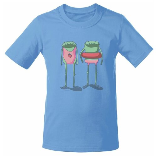 фото Футболка coolcolor, размер 142-152(12 лет), голубой