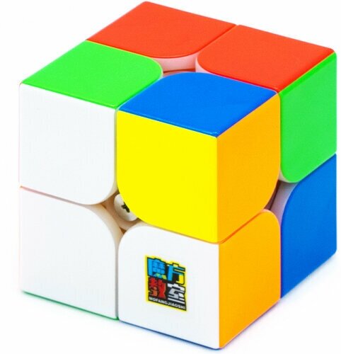 Скоростной Кубик Рубика MoYu 2x2 RS2 M Evolution 2х2 Магнитный / Головоломка для подарка / Цветной пластик