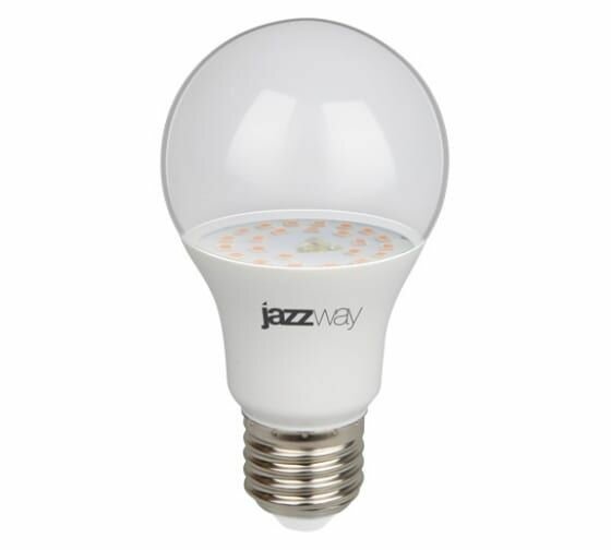 Лампа светодиодная LED 9Вт A60 Е27 CLEAR ( для растений) Jazzway - фотография № 14