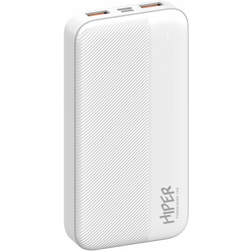 Мобильный аккумулятор Hiper SM20000 20000mAh 2.1A 2xUSB белый (SM20000 WHITE)