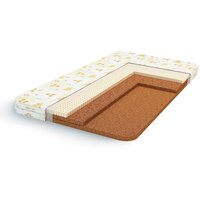 Матрас детский ортопедический LONAX Baby Latex-Cocos Light, 65x110 см