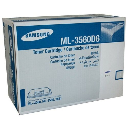 Картридж Samsung ML-3560D6, 6000 стр, серый чип s 3560 12k для samsung ml 3560 3561n черный 12000 страниц
