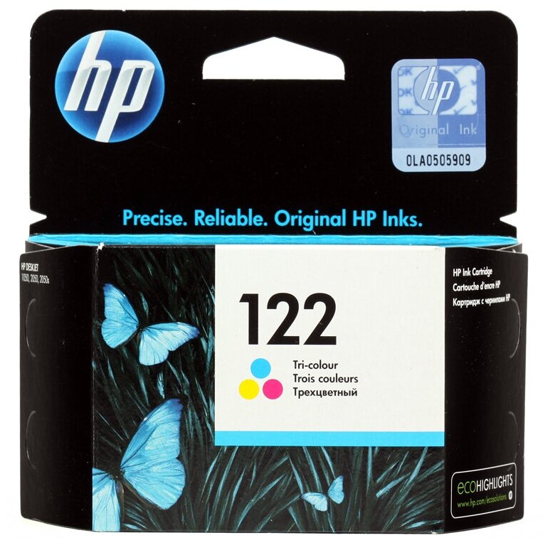 Картридж HP CH562HE № 122 color для HP DJ 1050, 2050, 2050s (ресурс 100 страниц)