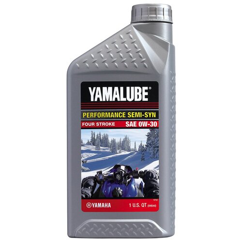 Полусинтетическое моторное масло Yamalube Performance Semi-Synthetic 0W-30, 0.946 л