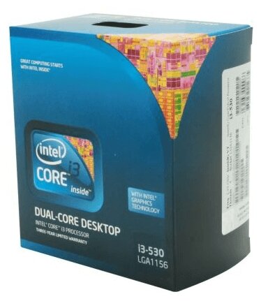 Процессор Intel Core i3-530 LGA1156, 2 x 2933 МГц, OEM