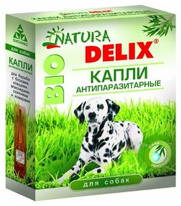 Фото NATURA DELIX капли от блох и клещей Bio для собак 3 шт. в уп.