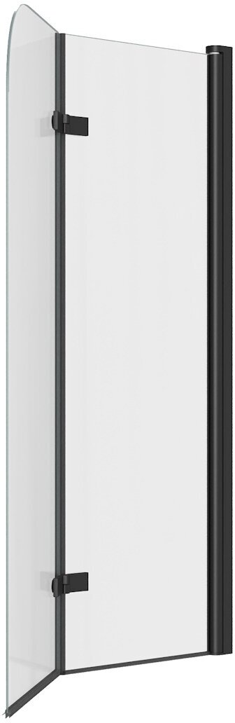Шторка на ванну Teymi Anni 1400х1000, прозрачное стекло, профиль черный матовый T00280 - фотография № 8